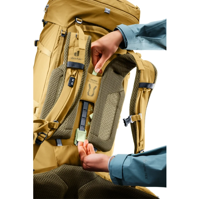 Kelioninė kuprinė Deuter Aircontact Core 55+10 SL - Geltona