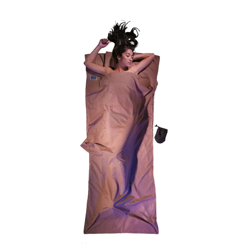 Kelioninė patalynė Cocoon TravelSheet Egyptian Cotton - Šviesiai ruda