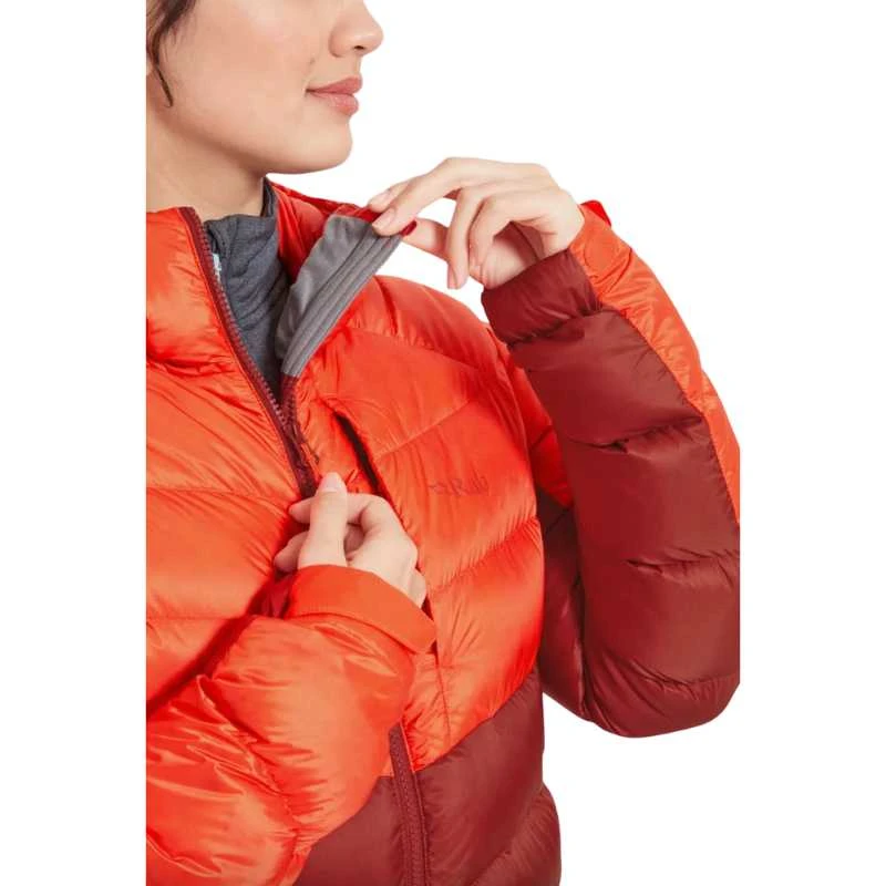 Moteriška pūkinė striukė Rab Glaceon Pro Jacket Wmns - Tamsiai pilka - XXXL