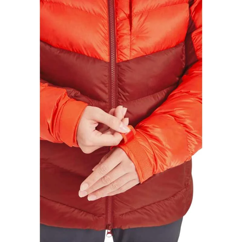 Moteriška pūkinė striukė Rab Glaceon Pro Jacket Wmns - Tamsiai pilka - XXXL