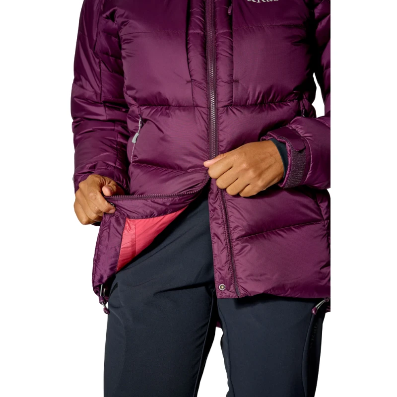 Moteriška pūkinė striukė Rab Positron Pro Hoody Wmns - Tamsiai mėlyna - L