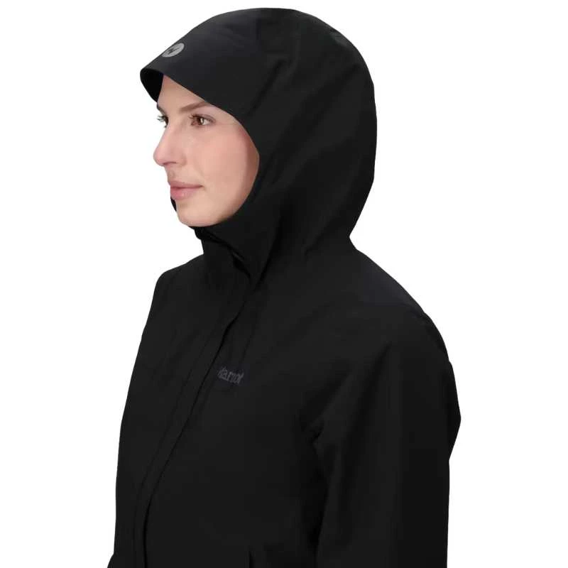 Moteriška striukė Marmot W Precip Eco Pro Jacket - Juoda - XL
