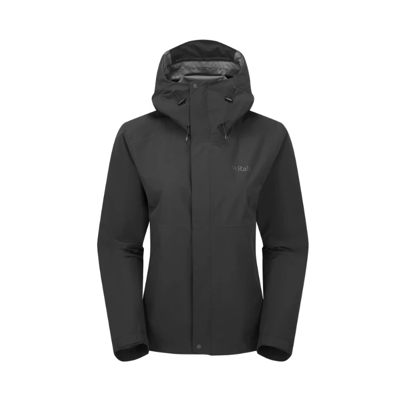 Moteriška striukė nuo lietaus Rab Downpour Eco Jacket - L - Avietinė