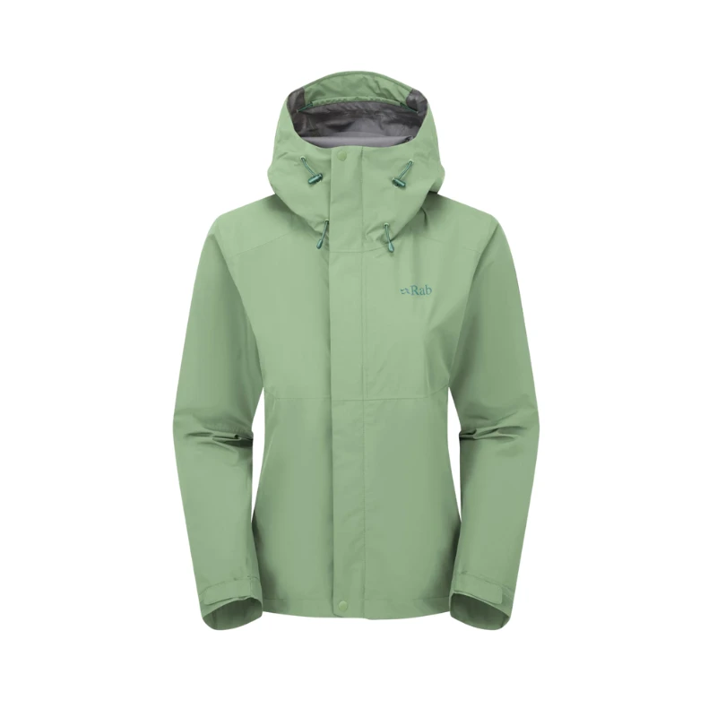 Moteriška striukė nuo lietaus Rab Downpour Eco Jacket - L - Avietinė