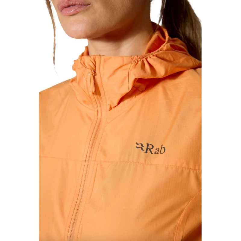 Moteriška striukė nuo vėjo Rab Windgather Hoody Wmns - XL - pistachio- teal