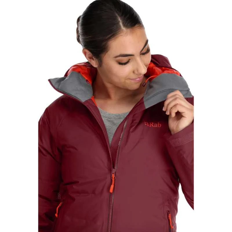 Moteriška striukė Rab Valiance Jacket - XL - Pilka