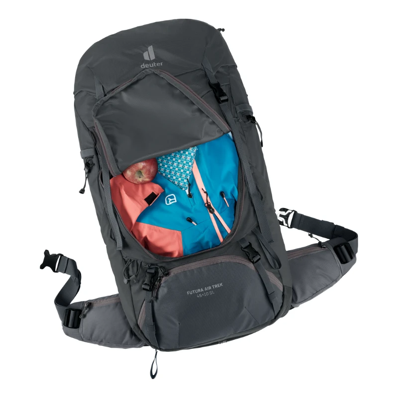 Moteriška turistinė kuprinė Deuter Futura Air Trek 45 +10 SL - Samaninė