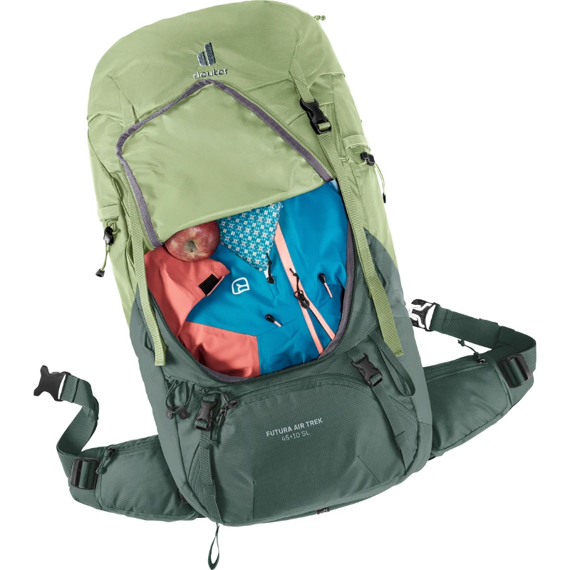 Moteriška turistinė kuprinė Deuter Futura Air Trek 45 +10 SL - Samaninė