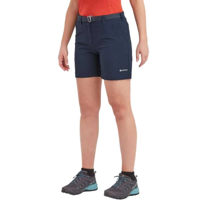 Moteriški šortai Montane F Terra STR Lite Shorts - S - Tamsiai mėlyna