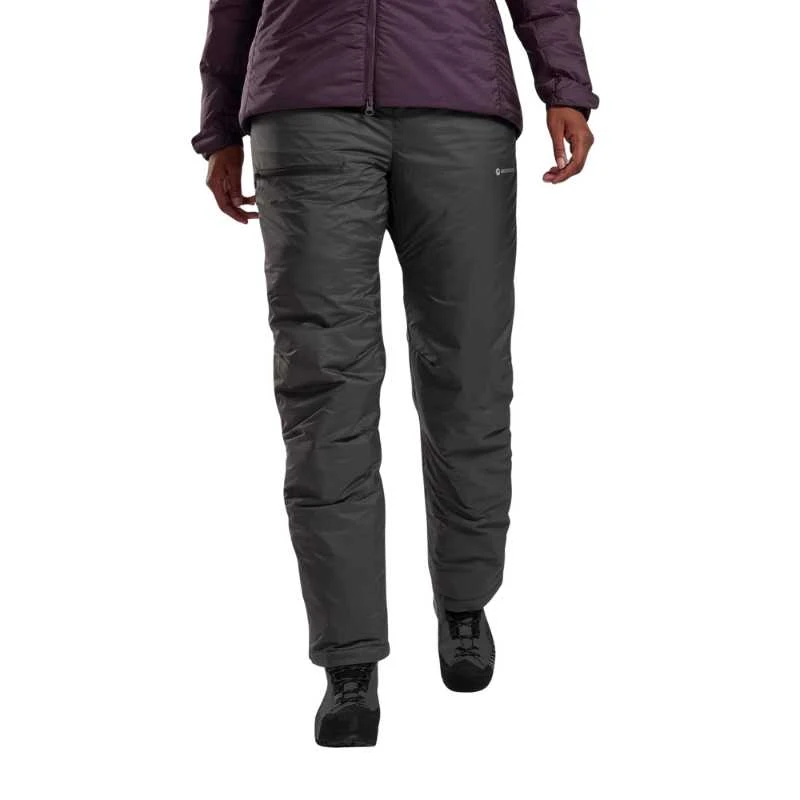 Moteriškos pašiltintos kelnės Montane F Fortes Lite Pants - M - Tamsiai pilka