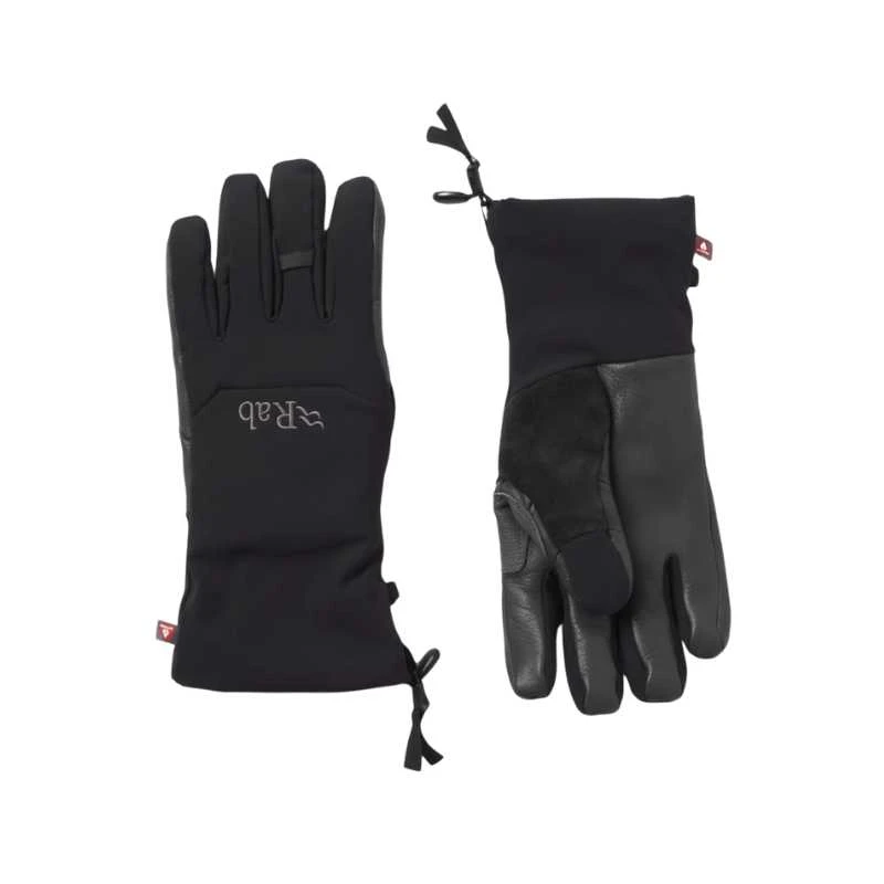 Moteriškos pirštinės Rab Baltoro Gloves Wmns - Juoda - S