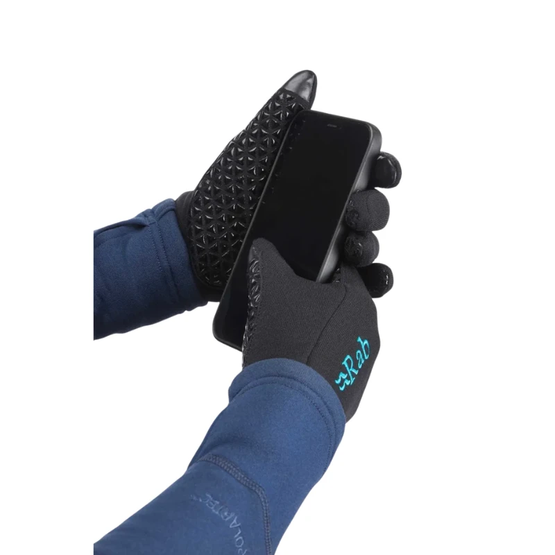 Moteriškos pirštinės Rab Power Stretch Contact Grip Glove Wms - S - Tamsiai mėlyna
