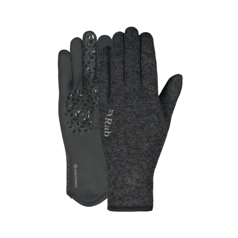 Moteriškos pirštinės Rab Quest Windstopper Gloves Wmns - S - Tamsiai pilka