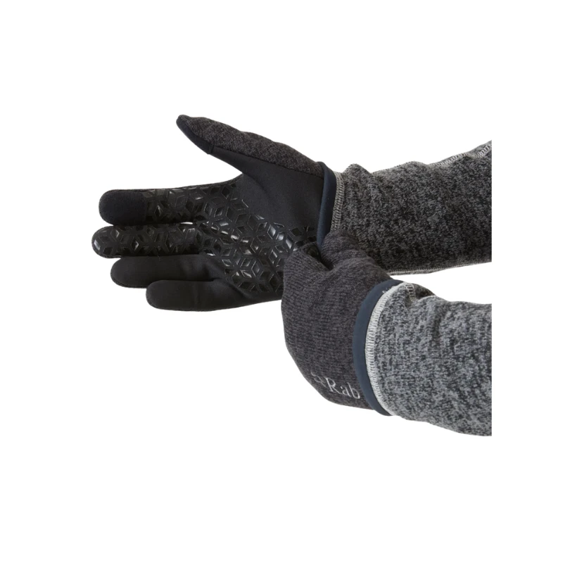 Moteriškos pirštinės Rab Quest Windstopper Gloves Wmns - S - Tamsiai pilka