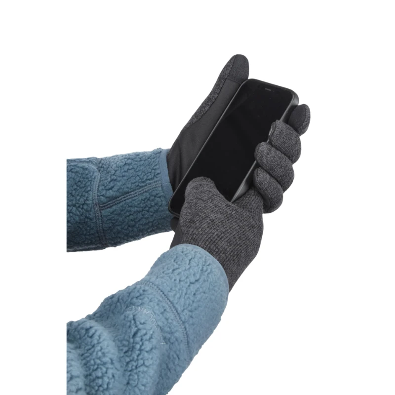 Moteriškos pirštinės Rab Quest Windstopper Gloves Wmns - S - Tamsiai pilka