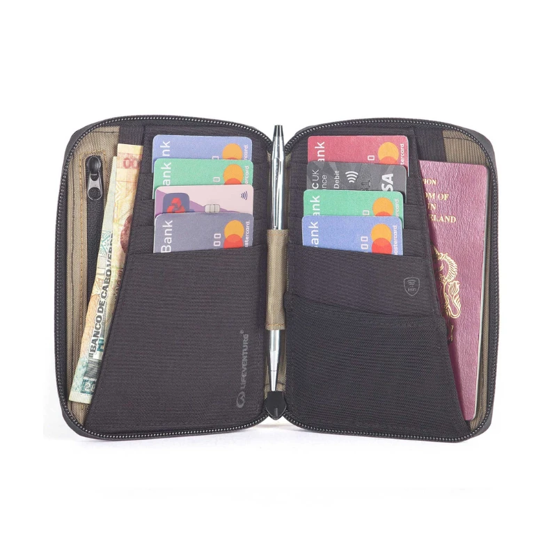 Kinija Lifeventure X-Pac RFiD Mini Travel Wallet piniginė