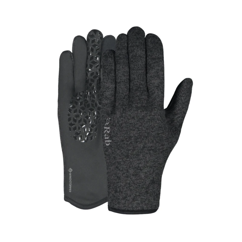 Pirštinės Rab Quest Windstopper Gloves - M - Tamsiai pilka