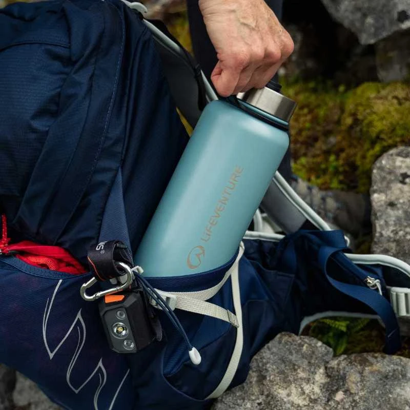 Termo gertuvė Lifeventure 1 Litre Flask - Juoda