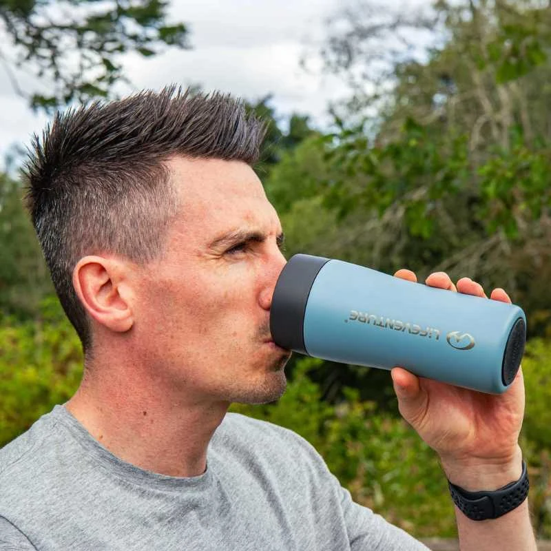Termosas Lifeventure One Touch Thermal Mug - Žydra
