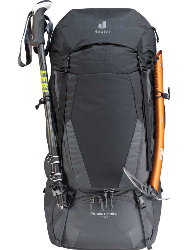 Turistinė kuprinė Deuter Futura Air Trek 50+10 - Juoda