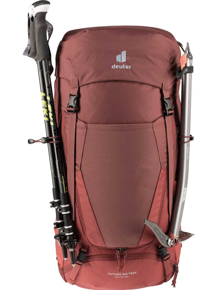 Turistinė kuprinė Deuter Futura Air Trek 45 +10 SL - Juoda