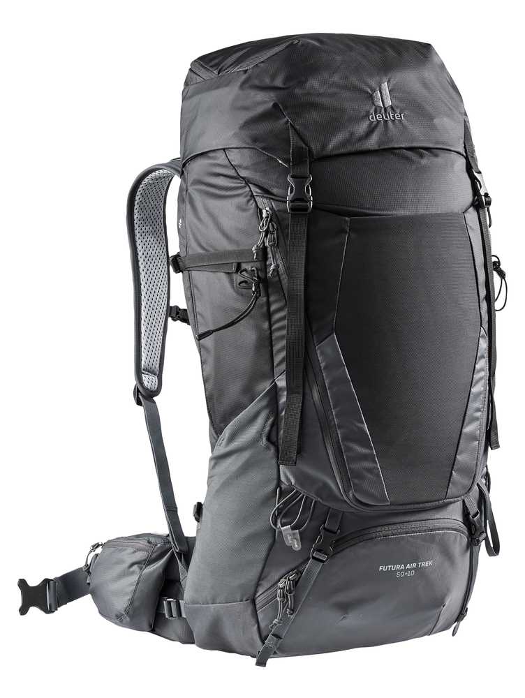 Turistinė kuprinė Deuter Futura Air Trek 50+10 - Juoda