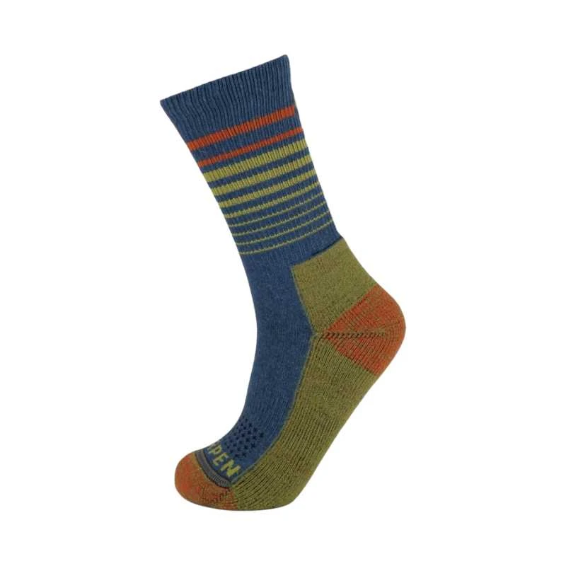 Vaikiškos kojinės Lorpen MHMK Wool Hike Midweight Crew Kids - Margai dryžuota (Bold Stripe) - M (31-34)