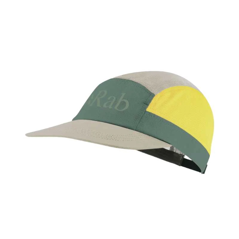 Vasarinė kepurė Rab Momentum 5 Panel Cap - Elektrinė/geltona
