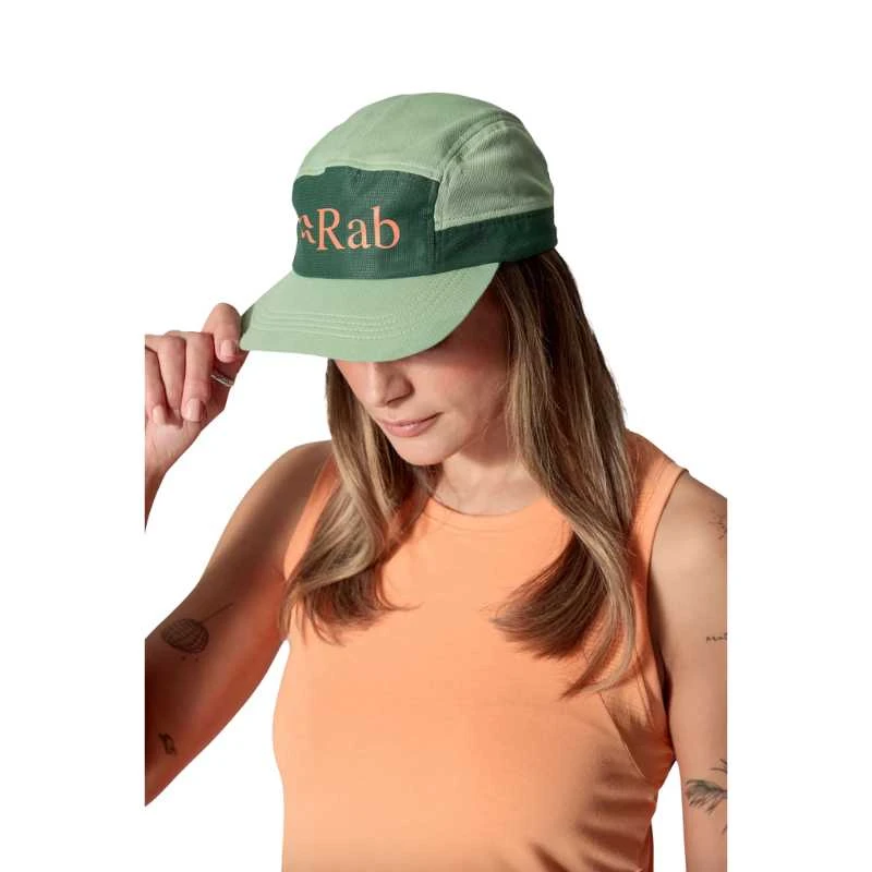 Vasarinė kepurė Rab Momentum 5 Panel Cap - Elektrinė/geltona