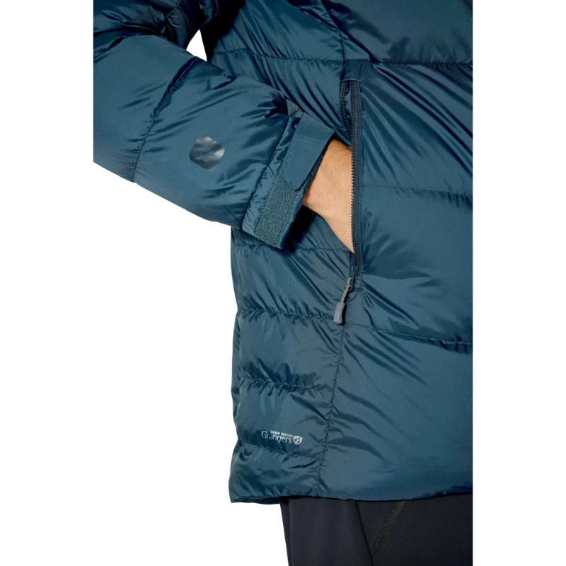 Vyriška pūkinė striukė Rab Positron Pro Hoody - Juoda - M