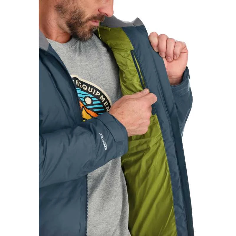 Vyriška striukė Rab Valiance Jacket - S - Mėlyna