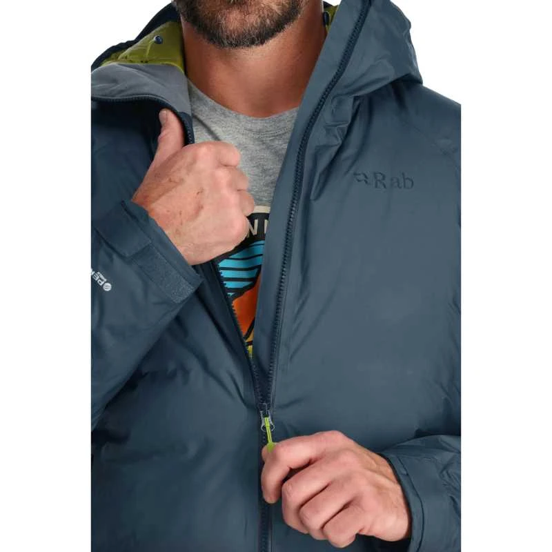 Vyriška striukė Rab Valiance Jacket - S - Mėlyna
