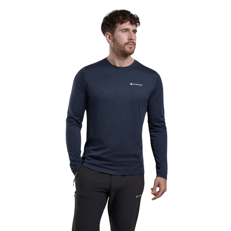 Vyriški marškinėliai Montane Dart Long Sleeve T-Shirt - L - Geltona