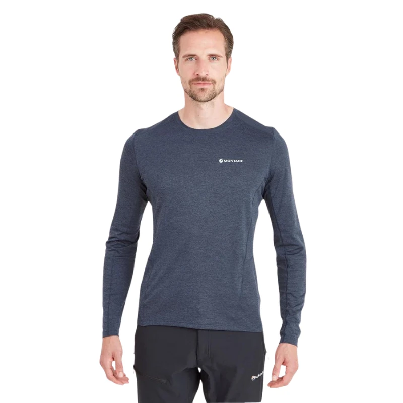 Vyriški marškinėliai Montane Dart Long Sleeve T-Shirt - L - Geltona