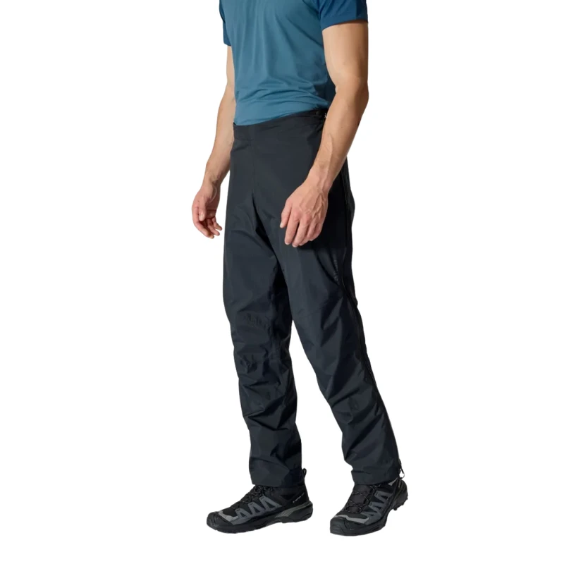 Vyriškos kelnės nuo lietaus Rab Downpour Mountain Pants Long Leg - Juoda - M