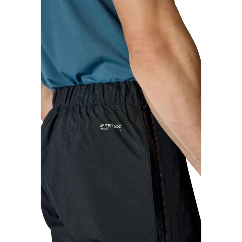 Vyriškos kelnės nuo lietaus Rab Downpour Mountain Pants Short Leg - Juoda - L