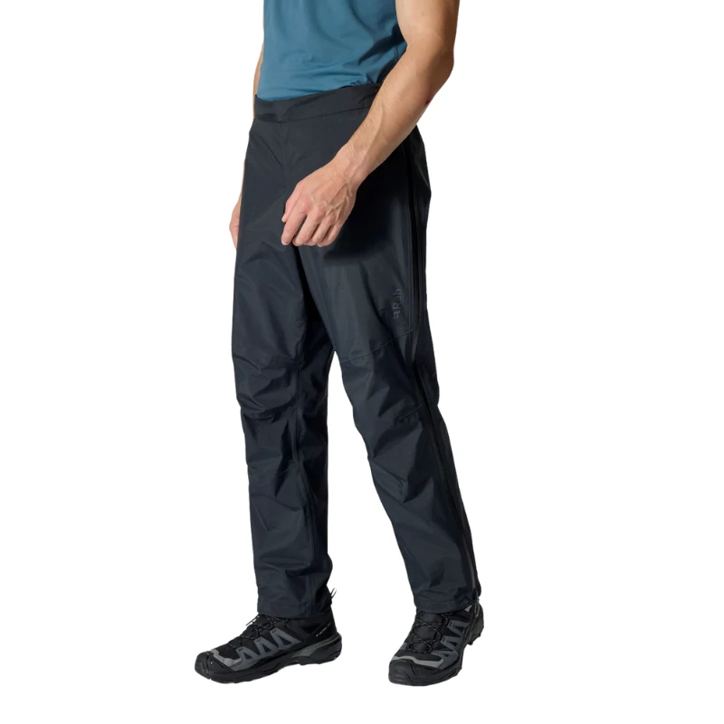 Vyriškos kelnės nuo lietaus Rab Firewall Mountain Pants Regular Leg - Juoda - M
