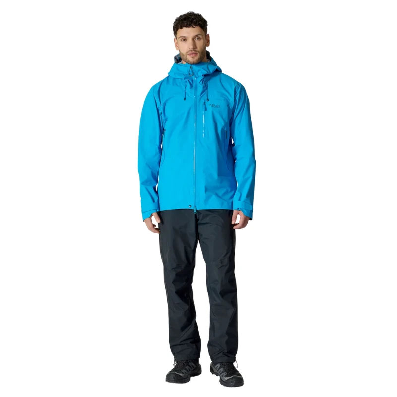Vyriškos kelnės nuo lietaus Rab Firewall Mountain Pants Regular Leg - Juoda - M