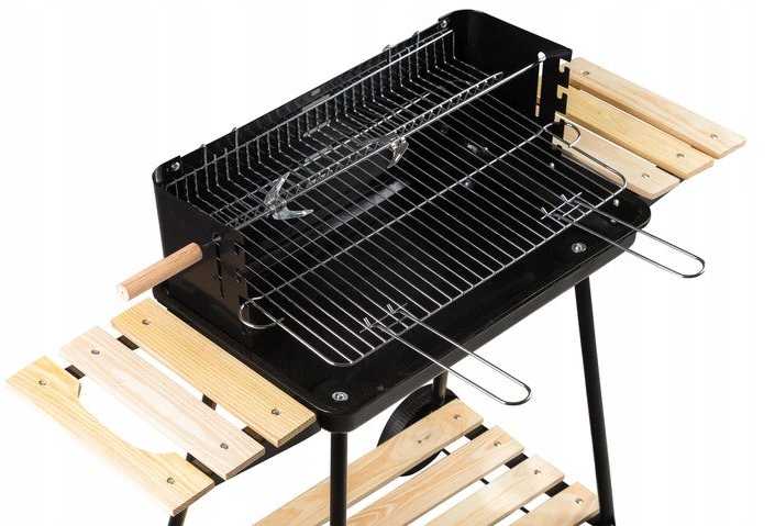 Anglies kepsninė su lentynomis, reguliuojama, 2 grotelės, nešiojama, MultiGarden