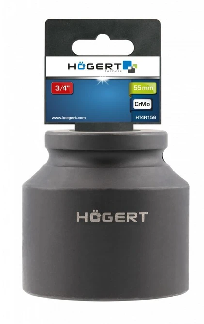 Smūginė sukimo galvutė Hogert HT4R156; 3/4''; 55 mm