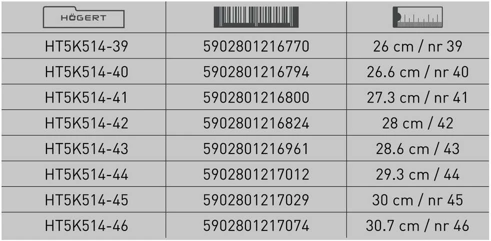 Apsauginiai darbo batai Hogert HT5K514-40; 40 dydis