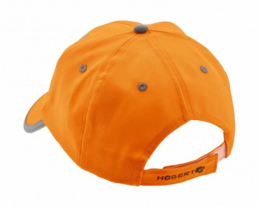 Darbo kepuraitė medvilnė CE / 57-61cm, oranžine, Hogert, HT5K497