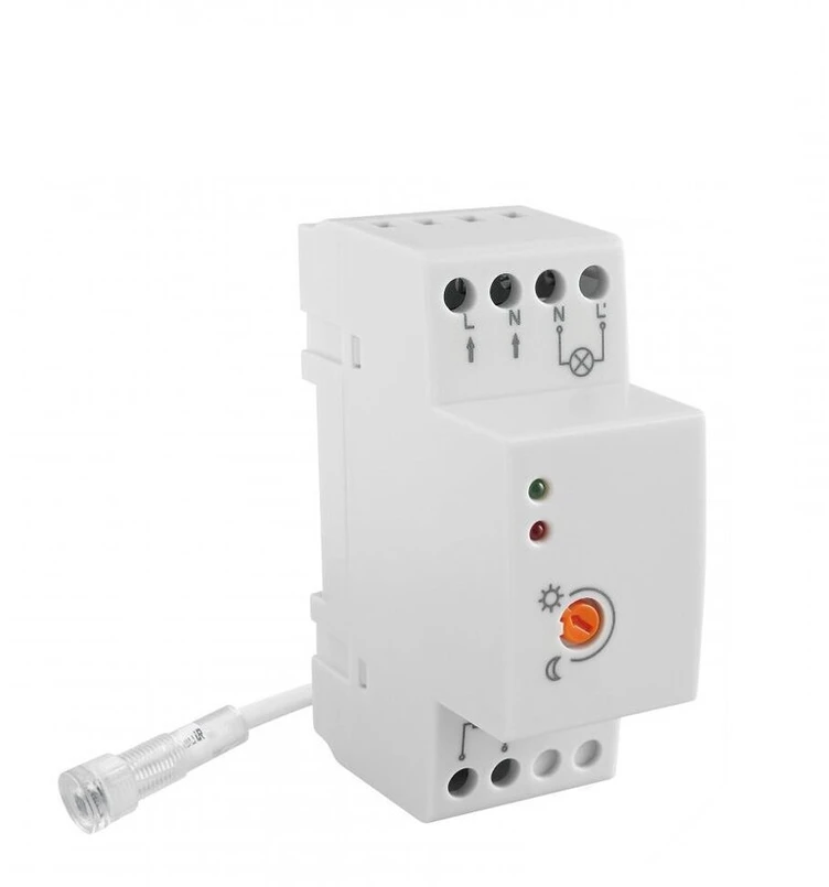 GTV Saulėlydžio jutiklis CZ-1, maks. 4800W, AC220-240V, 50/60Hz, 20A, IP65, veikia su LED, bėg