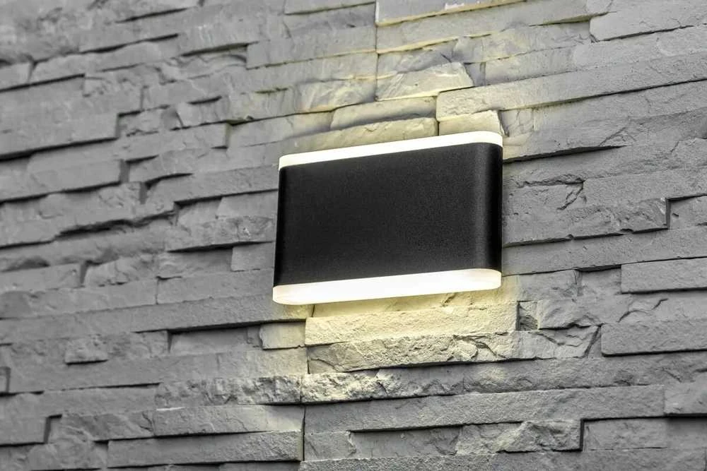 GTV Fasadinis šviestuvas dvikryptis LED VALLA, 12W, 960lm, AC220-240V, 50/60Hz, IP54, 4000K