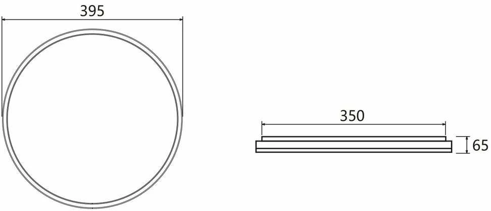GTV įmontuojamas šviestuvas LD-ATOL32W-WW-40