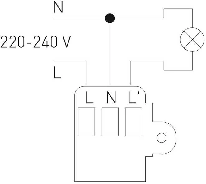 GTV Motion sensor CR-22, max.1200W, AC220-240V, contact angle 360*, range 8m ± 1.8-4m
