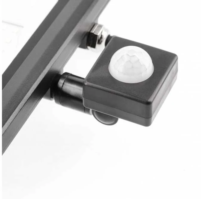 GTV LED prožektorius iNEXT su judesio jutikliu 50W 4000lm, PF>0,9, RA>80, IP65, 120°, 6400K, j