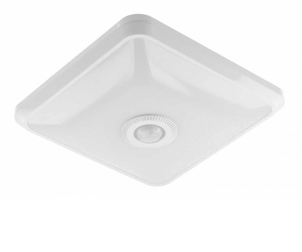 Lubinis šviestuvas GTV 12W LED plafonas ITALIA KW, baltas, 4000K, su judesio davikliu