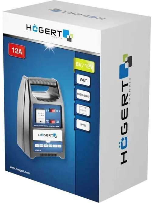Įkroviklis Hogert HT8G614; 6/12 V
