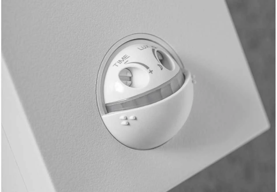 GTV LED šviestuvas PARIS su judesio jutikliu, 10W, 900lm, IP54, AC220-240V, 50/60Hz, 140°, 9m,